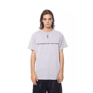 Nicolo Tonetto Gray Cotton Men Men's T-Shirt